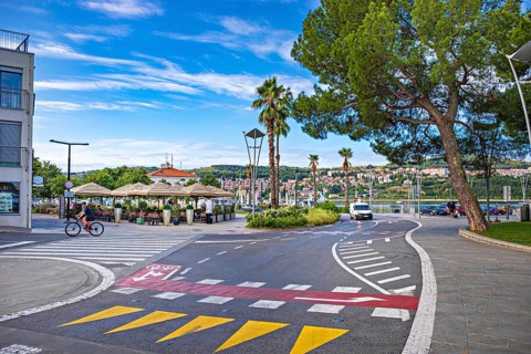 Belvedere in the town of Koper, Slovenia