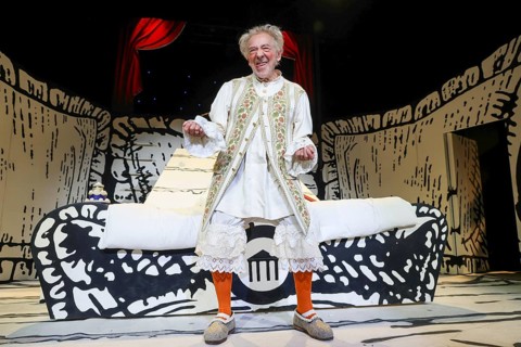 Dieter Hallervorden at the premiere of the play 'Der eingebildet Kranke' and Dieter Hallervorden's