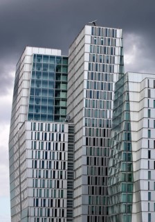 Nextower office tower and JW Marriott Hotel, high-rise buildings, Palaisquartier, Frankfurt am