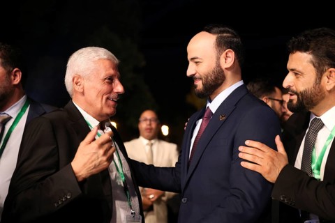 Aleppo Governor Azzam Gharib took part in the Damascus Citadel ceremony where President Ahmed