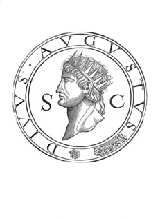 Augustus, Gaius Octavius, (born 23 September 63 BC, died 19 August 14 AD in Nola near Naples) was