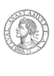 Anastasios I, Anastasius, as Emperor Imperator Caesar Flavius Anastasius Augustus (born around 430