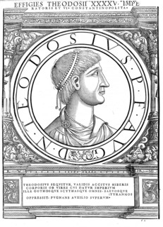 Theodosius I, Flavius Theodosius, (born 11 January 347 in Cauca, Hispania, died 17 January 395 in