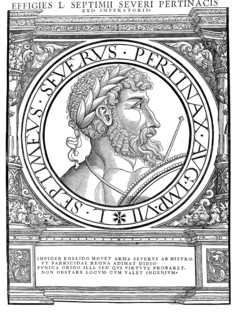 Lucius Septimius Severus Pertinax (born 11 April 146 in Leptis Magna in today's Libya, died 4