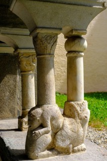Cloister, Millstatt Abbey, Millstatt, Lake Millstatt, Carinthia, Austria