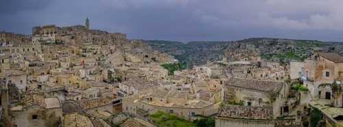 Cave settlement, cave dwellings, houses, Sassi, Matera, Unesco World Heritage Site, Basilicata,