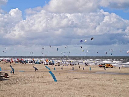 California kitesurfing Masters 2025 on the edge of the Wadden Sea UNESCO World Heritage Site, North