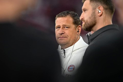 Sports director Max Eberl FC Bayern Muenchen FCB portrait in an interview, next to national player