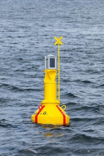 Buoy, buoy, Kiel Fjord, Kiel, Schleswig-Holstein, Germany