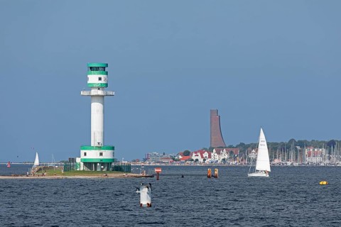 Naval memorial, Laboe, Friedrichsort lighthouse, Kiel Fjord, Kiel, Schleswig-Holstein, Germany