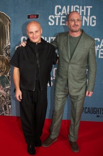 Actor Nikita Andreyevich Kukushkin, director and producer Darren Aronofsky, CAUGHT STEALING (in
