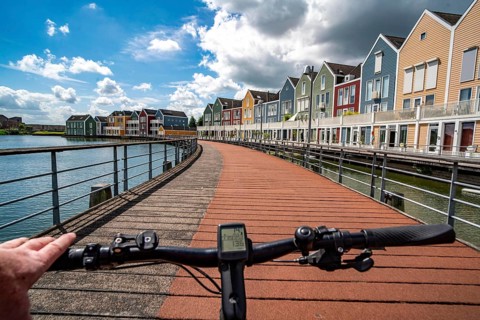 Small town of Houten near Utrecht, bicycles have priority in the town of 50, 000 inhabitants,