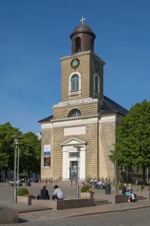 St. Mary's Church, Market Square, Husum, North Frisia, North Sea, Schleswig-Holstein, Germany