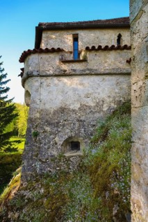 Lichtenstein Castle, fairytale castle of Württemberg, romantic fairytale castle on the eaves of the