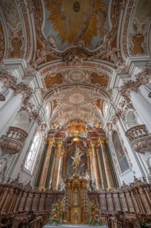 Chancel with the Assumption of the Virgin Mary, a work designed by Egid Quirin Asam between 1717