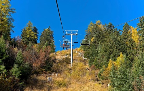 Chairlift Ovronnaz, Jorasse, Ovronnaz, Leytron, Valais, Switzerland
