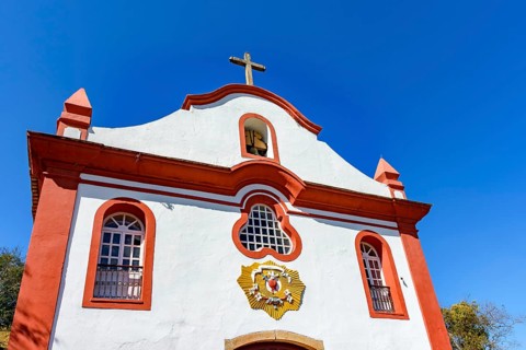 Historic 18th-century Baroque church in the city of Ouro Preto, Minas Gerais, Ouro Preto, Minas