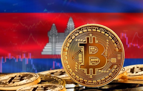 Investors in cryptocurrency and Blockchain Technology in Cambodia, Concept. Bitcoin with Cambodia