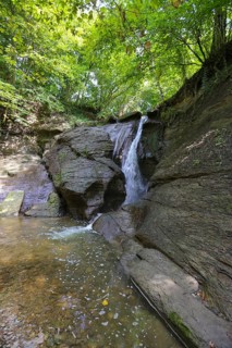 Junginger Gieß, Starzel waterfall, Jungingen im Killertal, Zollernalb, Swabian Alb,