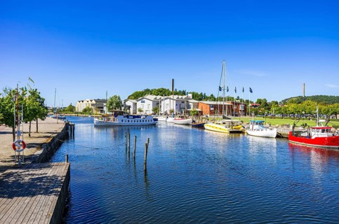 Picturesque maritime ambience in the guest harbour of Uddevalla, Bohuslän, Västra Götalands län,