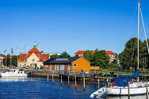 Picturesque maritime ambience in the guest harbour of Uddevalla, Bohuslän, Västra Götalands län,