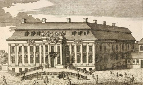 Kronprinzenpalais in Berlin, Germany, around 1880, digitally restored reproduction of a 19th