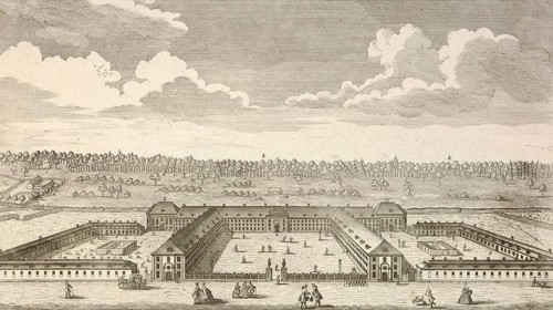 Royal Invalids' House in Berlin, Germany, around 1880, digitally restored reproduction of a 19th