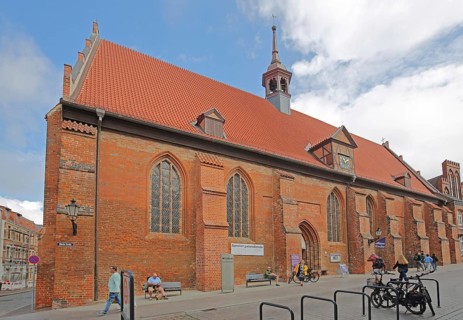 Gothic Church of the Holy Spirit, Brick church, Brick Gothic, Wismar, Mecklenburg-Western