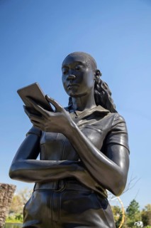 New Orleans, Louisiana - The sculpture garden at the New Orleans Museum of Art in City Park. Time