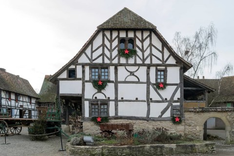 Ecomusée d'Alsace, the largest open-air museum in France, Alsace, France