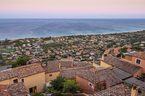 From the summit of Monte Nai you have an unobstructed view over the Costa Rei, a touristy stretch