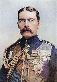 Lord Kitchener in 1896, when he held the position of Sirdar of the Egyptian Army as Brigadier