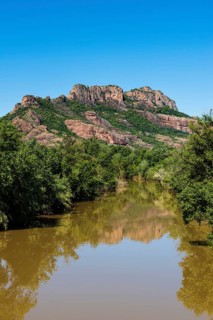 Rocher du roquebrune, Roquebrune-sur-Argens, near Saint-Raphaël, Massif de l'Esterel, Esterel