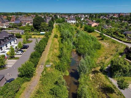 Recklinghausen, North Rhine-Westphalia, Germany - Renaturalised Hellbach, renaturalised