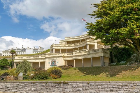 The Belvedere on the Hoe 1891 memorial, Plymouth Hoe, city of Plymouth, Devon, England, UK