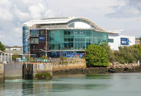 NMA National Marine Aquarium building, Coxside, Plymouth, Devon, England, UK