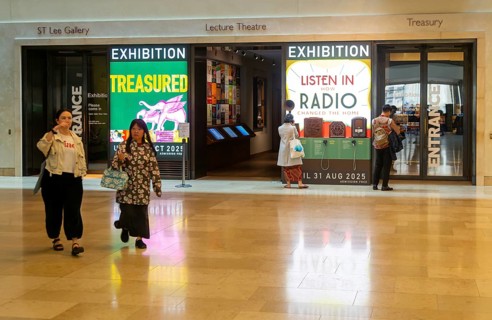 Treasured Exhibition, Radio Exhibition, Weston Library, Bodleian Library, University of Oxford,