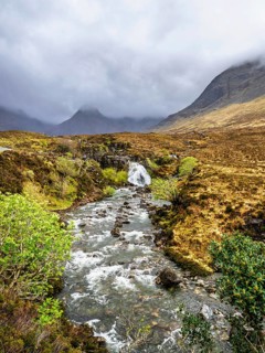 Fairy Pools and Waterfalls, Glen Brittle, Black Cuillin, Isle of Skye, Scotland, UK