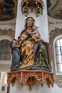 Sculpture of St Anne the Third in the Church of St Martin and St Mary, 14th century, Biberach an
