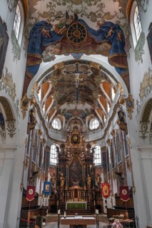 Chancel of St Martinus and Maria Church, 14th century, Biberach an der Riß, Baden-Württemberg,