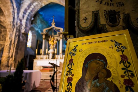Interior view, Notre-Dame-du-Puy Cathedral, Grasse, Alpes Maritimes, Provence Alpes Cote d'Azur,