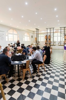 Interior view, workshop, Perfumery Molinard, perfume manufacturer, Grasse, Alpes Maritimes,