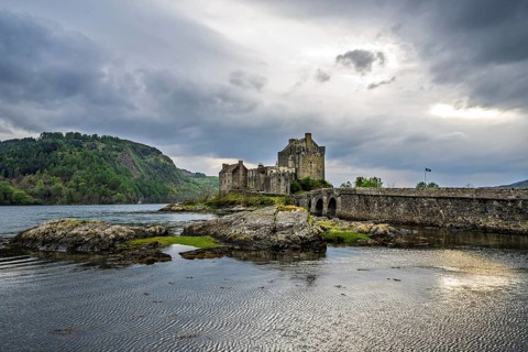 Eilean Donan Castle, Loch Duich, Isle of Skye, Highlands, Scotland, UK