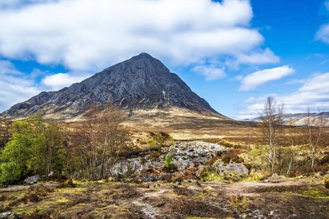 Buachaille Etive Beag in Glencoe, Highlands, Scotland, UK