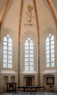 Nicolai Church, oldest church in the town, Romanesque-Gothic style from 1515, Appingedam, province