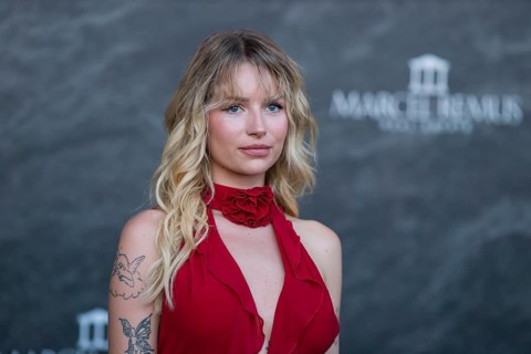 Lottie Moss at the Remus Lifestyle Night on the roof terrace of the Pure Salt Hotel in El Toro,