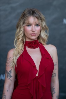 Lottie Moss at the Remus Lifestyle Night on the roof terrace of the Pure Salt Hotel in El Toro,