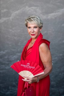 Silke Remus, mother of Marcel Remus, at the Remus Lifestyle Night on the roof terrace of the Pure
