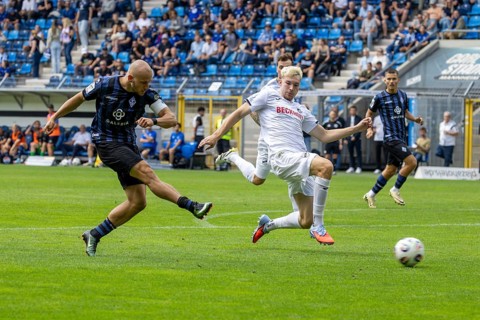 Football 3rd division, Season 2025/26, Matchday 1: Waldhof Mannheim vs SC Verl***Goal by Felix