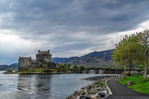 Eilean Donan Castle, Loch Duich, Isle of Skye, Highlands, Scotland, UK